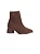 Bota Bebecê Cano Curto panho Marrom chocolate - Imagem 3