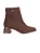 Bota Bebecê Cano Curto panho Marrom chocolate - Imagem 1