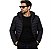 Jaqueta Puffer Masculina Preta com Capuz - Imagem 2