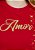 Camiseta Feminina Amor estrelas -Cor Vermelho - Imagem 2