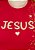 Camiseta Feminina Jesus estrelas -Cor Vermelho - Imagem 2