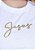Camiseta Feminina Jesus Minimalista Patch -Cor Branco - Imagem 2