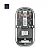 MOUSE WIWU CRYSTAL BLUETOOTH+ 2.4G ROD DE METAL DUPLO CINZA 1083 - Imagem 3