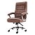 CADEIRA DE ESCRITORIO BIG COM MOLAS MARROM CLARA - Imagem 1