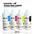 Kit de Tinta Star Cópias Corante HP – 4 Litros (CMYK) - Imagem 1