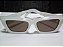 Óculos Solar TR90 Branco Unissex Moda - Imagem 2