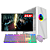 PC Gamer Completo Ryzen 5 5600GT | 8GB RAM | SSD + HD | Monitor 100Hz | Setup Branco RGB - Imagem 1