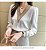 Blusa branca de manga comprida - Imagem 7