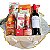 Cesta Presente com Espumante Moscatel, Vinho Tinto Seco e Seleção Gourmet - Imagem 1