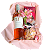 Cesta Presente com Vinho Rosé Seco e Chocolate Lindt - Imagem 1