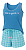 Pijama Feminino Premium Regata + Short Xadrez Turquesa - Imagem 4