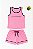 Short Doll Infantil Menina Rosa Regata + Short Meu Momento - Imagem 5