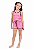 Short Doll Infantil Menina Rosa Regata + Short Meu Momento - Imagem 1