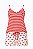 Short Doll Poliéster Viscose Listrado + Laços Confortável - Imagem 3