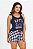 Short Doll Feminino Regata + Short Xadrez Malha PV Premium - Imagem 1