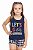 Short Doll Infantil Menina Regata + Short Xadrez Malha PV - Imagem 1