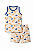 Pijama Infantil Menino Estampas Divertidas Regata + Short - Imagem 5