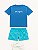 Kit 2 Pijamas Juvenil Menino Conjunto Familia Blusa +  Short - Imagem 9
