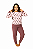 Kit 2 Pijamas Moletom Femininos Estampados Premium Luxuoso - Imagem 3