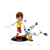 Diorama Kari e Tailmon - Digimon Adventures - Imagem 2