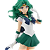 Figure Michiru Kaiou Sailor Moon Banpresto Glitter e Glamours - Bandai - Imagem 1