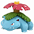 Figure Venusaur Pokémon Monster Collection - Original Takara Tomy - Imagem 1