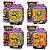 Pack 4 Action Figures TMNT Mutant Mayhem - Original Playmates - Imagem 1