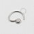 CR12 Daith Caracol Zirconia Banho Rodio - Imagem 1