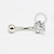 PR48 Navel Zircônia Cristal Prata 925 - Imagem 1