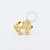 PVD107 Labret Âncora Aço PVD Gold - Imagem 1