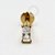 PVD114 Labret CZ Baguette Vertical 316L PVD Gold - Imagem 1