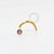 PVD99 Nostril Zirconia Aço PVD Gold - Imagem 3