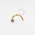 PVD99 Nostril Zirconia Aço PVD Gold - Imagem 2