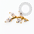 TN1162 Topo Galho CZ Modelo 1 Titânio PVD Gold - Imagem 1