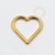 TN1517 Coração Daith Liso 10mm Titânio PVD Gold - Imagem 1