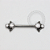 TN1167 Nipple Zircônias Esferas Push Pin Unilateral Titânio ASTM F136 - Imagem 1