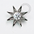 TN1573 Topo Estrela CZ 8 Pontas Titânio ASTM F-136 - Imagem 1