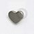 TN1739 Topo Mini Coração Liso Titânio ASTM F-136 - Imagem 1