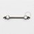 TN820 Nipple CZ 3 Esferas Push Pin Unilateral  Titânio ASTM F136 - Imagem 1