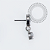 TN2252 Topo Navete Vertical Pingente Push Pin CZ Titânio ASTM F136 - Imagem 2