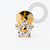 PVD127 Labret Mini Flor CZ Aço PVD Gold - Imagem 1