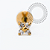 PVD129 Labret Trevo CZ  Aço PVD Gold - Imagem 1