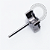 TN2452 Topo Micro Trevo CZ Black Push Pin Titânio ASTM F136 - Imagem 2
