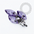 TN2458 Topo 3 Pingentes Roxo Titânio ASTM F136 - Imagem 2