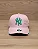 Boné Destroyed Unissex Ajustável Rosa – Estilo Vintage Casual Streetwear - Imagem 1