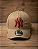 Boné Destroyed Unissex Ajustável Marrom – Estilo Vintage Casual Streetwear - Imagem 1