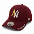 Boné New York NY Premium Bordô com Logo Metálico e Bordado | Hybrid - Imagem 2
