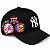 Boné New York NY Premium Preto Bordado | 3 Patches Bordados - Imagem 2