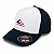 Boné Quiksilver Flexfit Premium Logo Metálico USA - Imagem 1