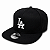 Boné LA Aba Reta Snapback Ajustável Unissex - Imagem 1